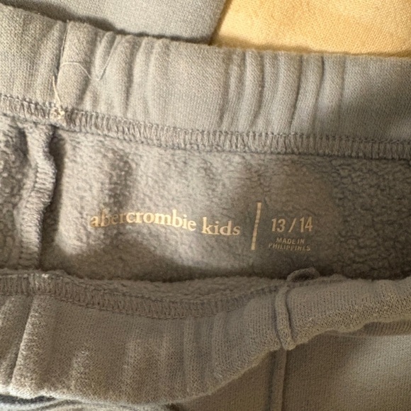 Abercrombie & Fitch Girls Light Blue Jogger Sweatpants Size 13/14 - Picture 7 of 8